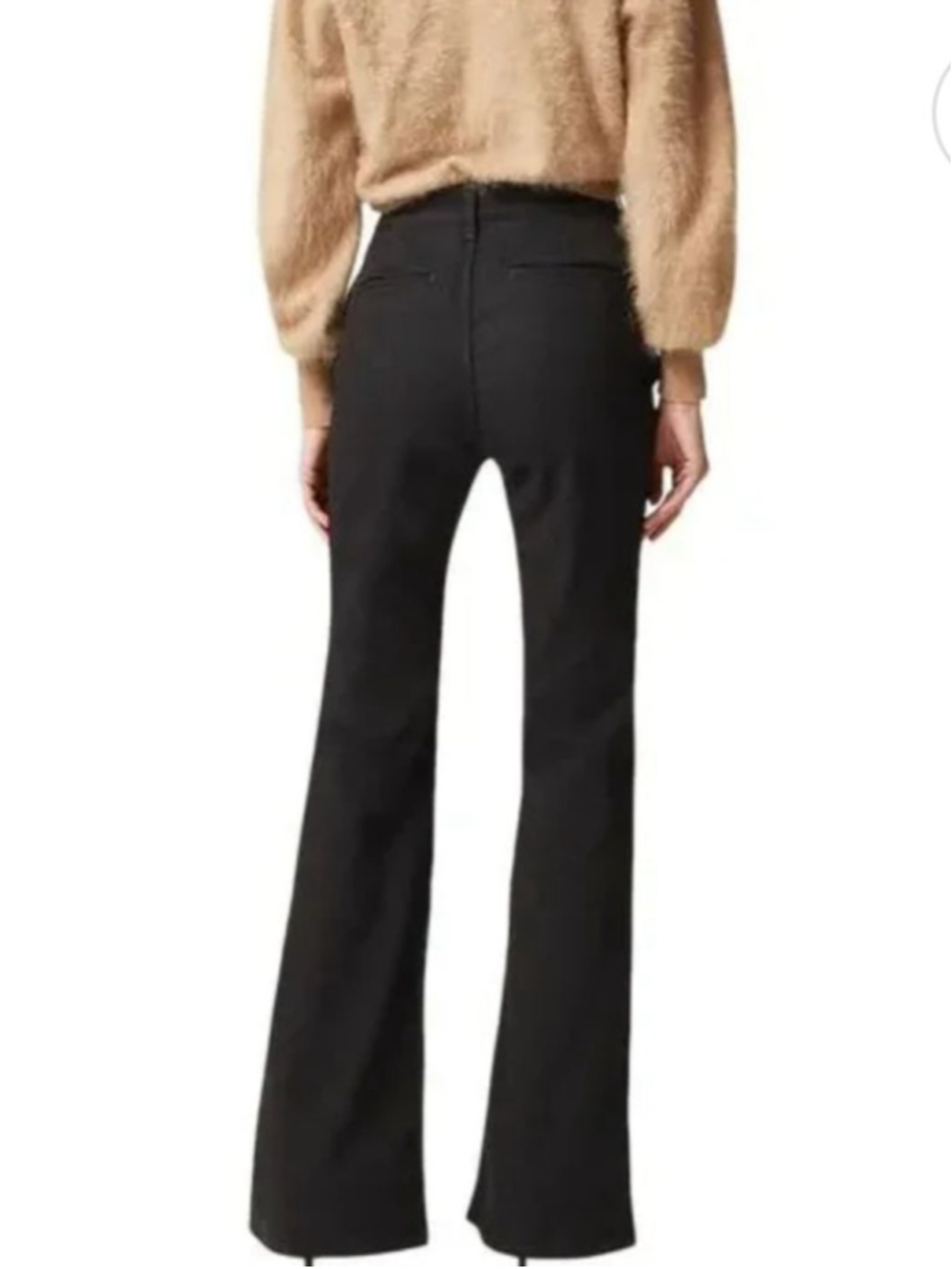 J.Crew '96 Slim Flare High Rise Jeans Size 27 Black Retro 90's Style - Picture 2 of 13